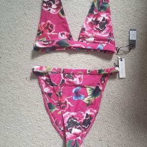 Lovers and friends salty kiss bikini